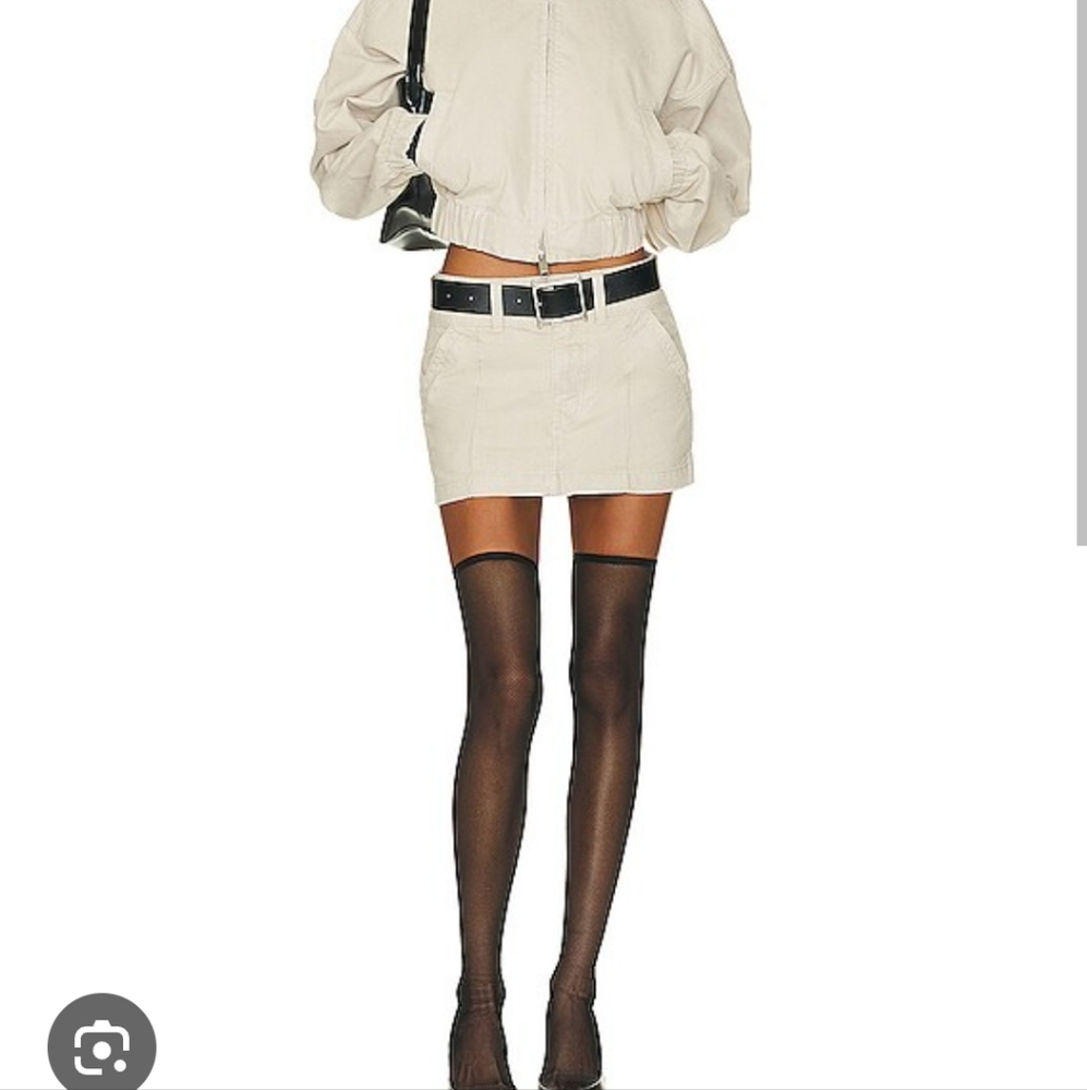 Helsa Workwear Mini Skirt